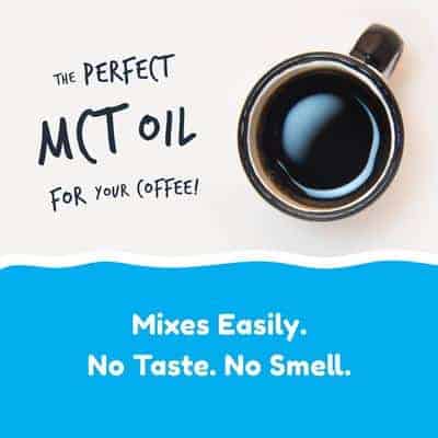 MCT Oil mixes easily with coffee