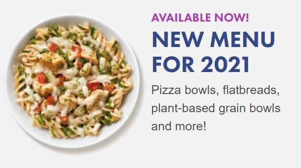 nutrisystem new menu