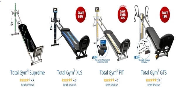 Total Gym Home Gyms