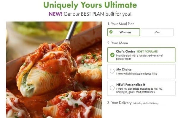 Nutrisystem Uniquely Yours Ultimate